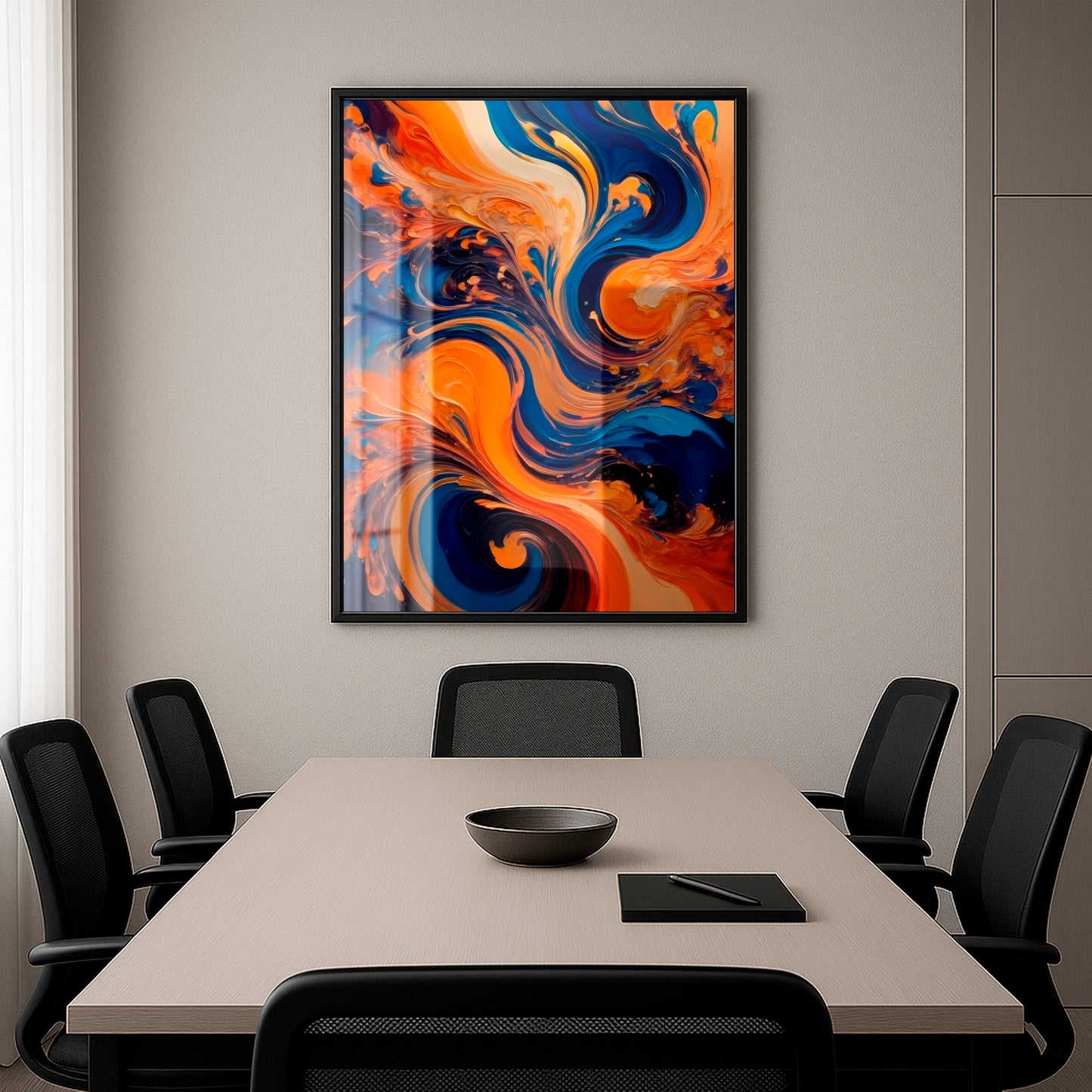 Undulating Horizons - Framed Matte