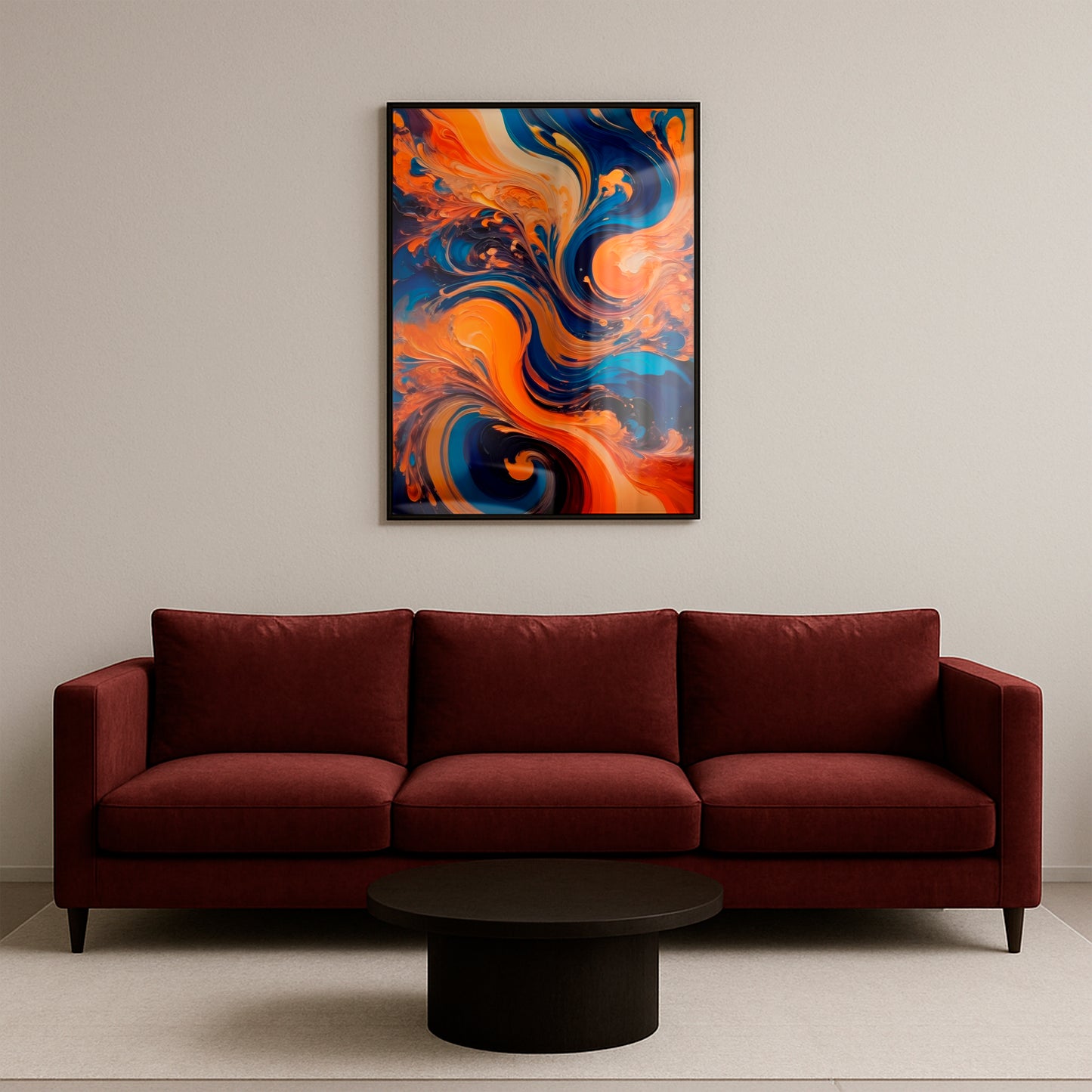 Undulating Horizons - Framed Matte