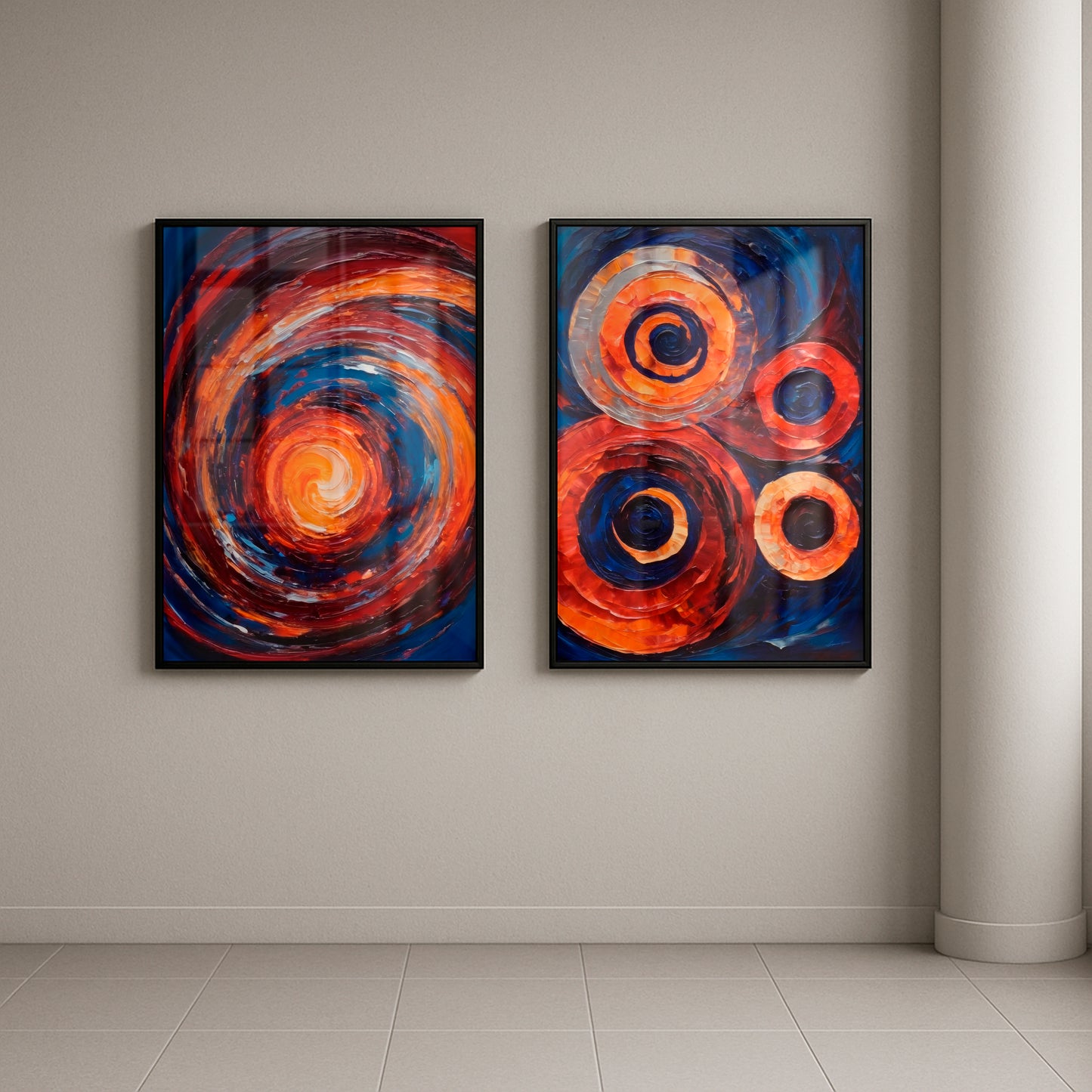 Vortex of Dusk - Framed Matte