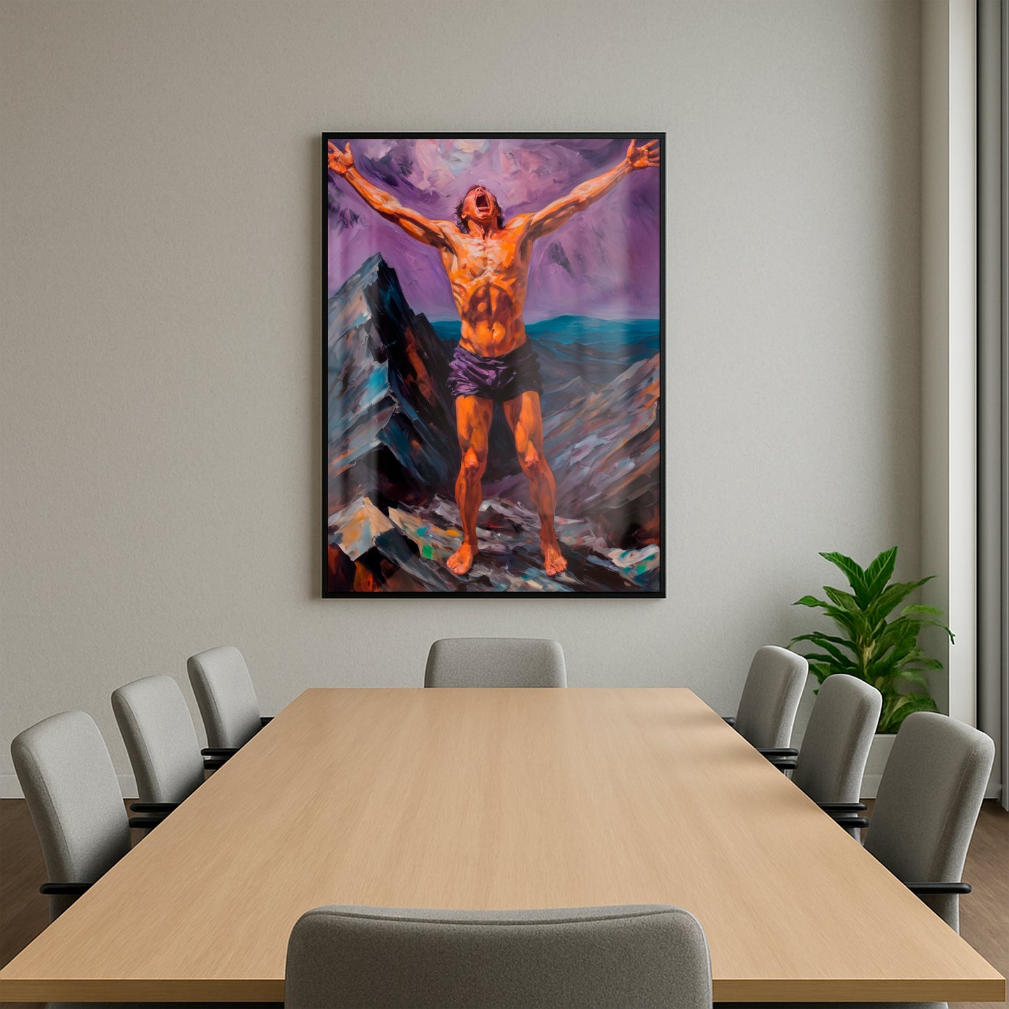 Cry of the Conqueror - Framed Matte