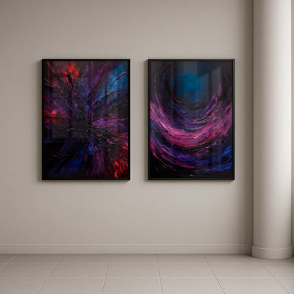 Shadow Nebula - Framed Matte