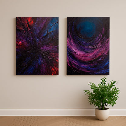 Cosmic Bloom - Canvas