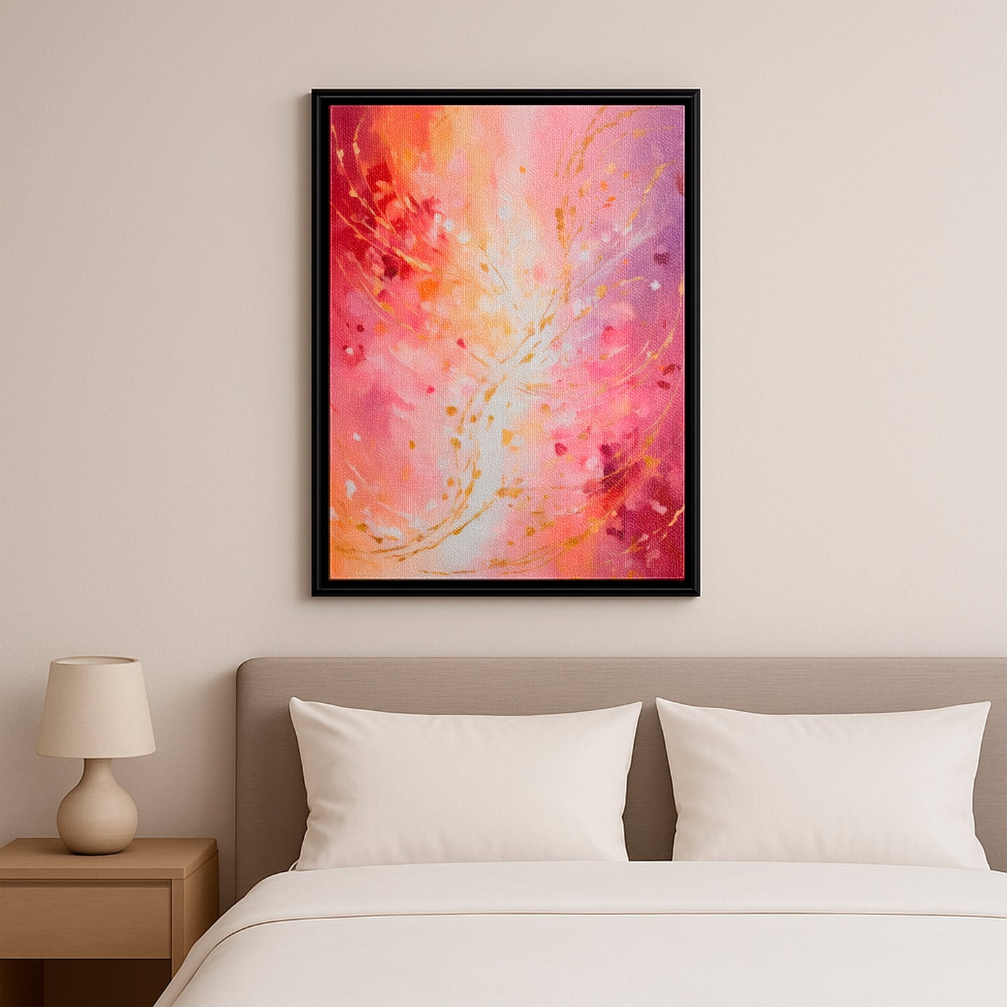 Eternal Heartbeat I - Framed Canvas