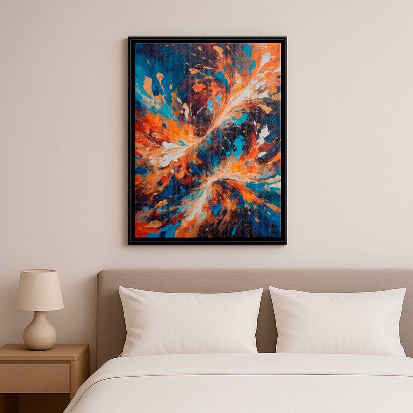Tide of Ember - Framed Canvas
