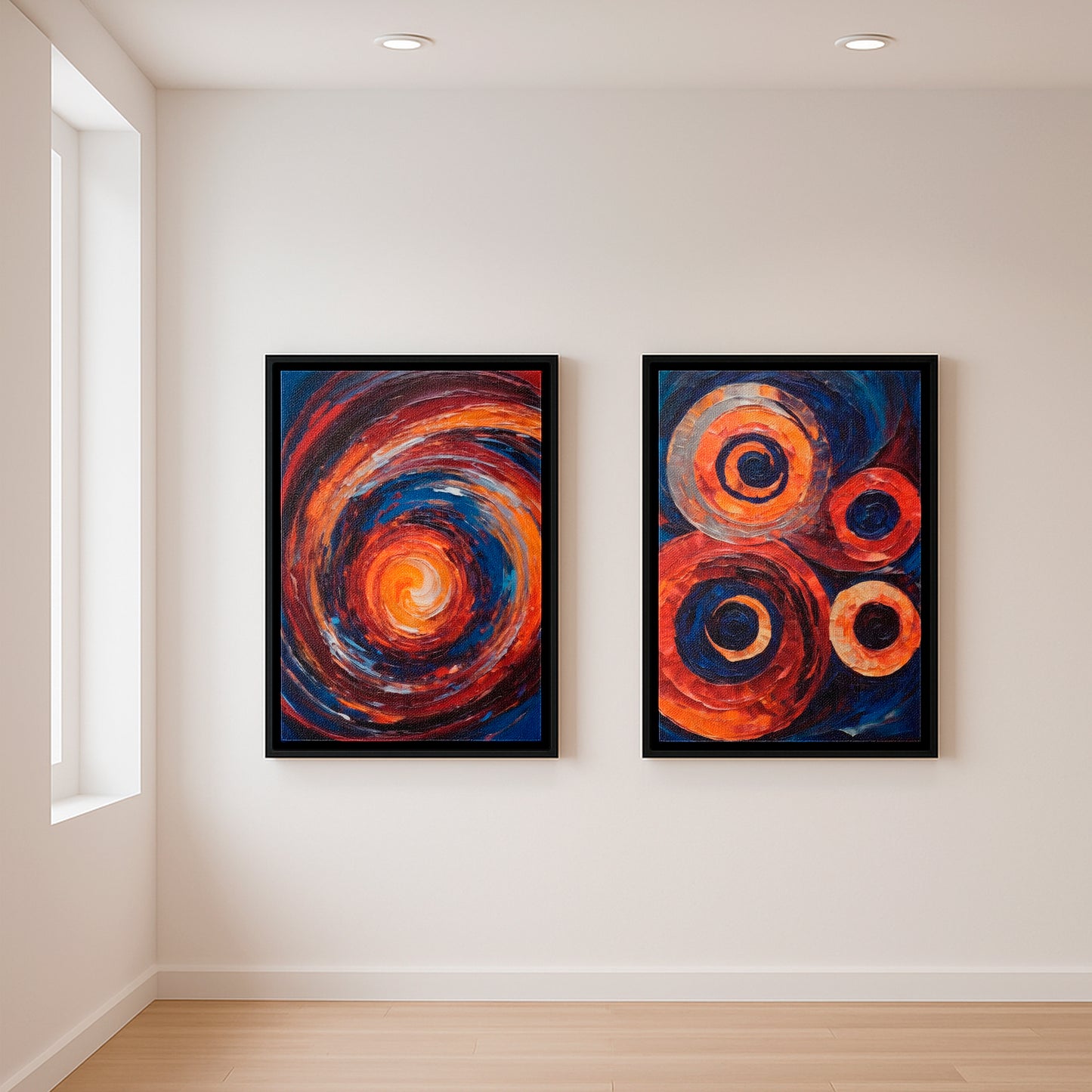 Celestial Balance - Framed Canvas