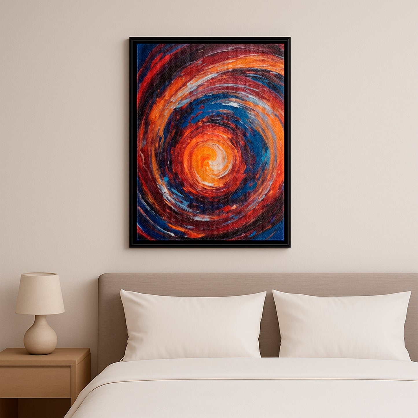 Vortex of Dusk - Framed Canvas