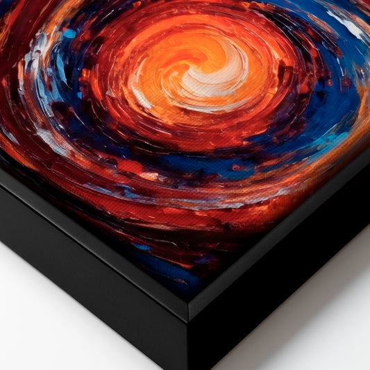 Vortex of Dusk - Framed Canvas