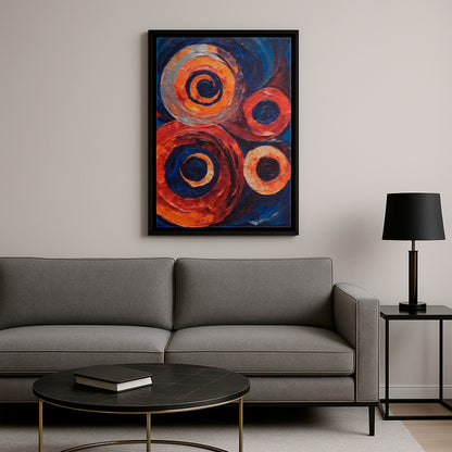 Celestial Balance - Framed Canvas