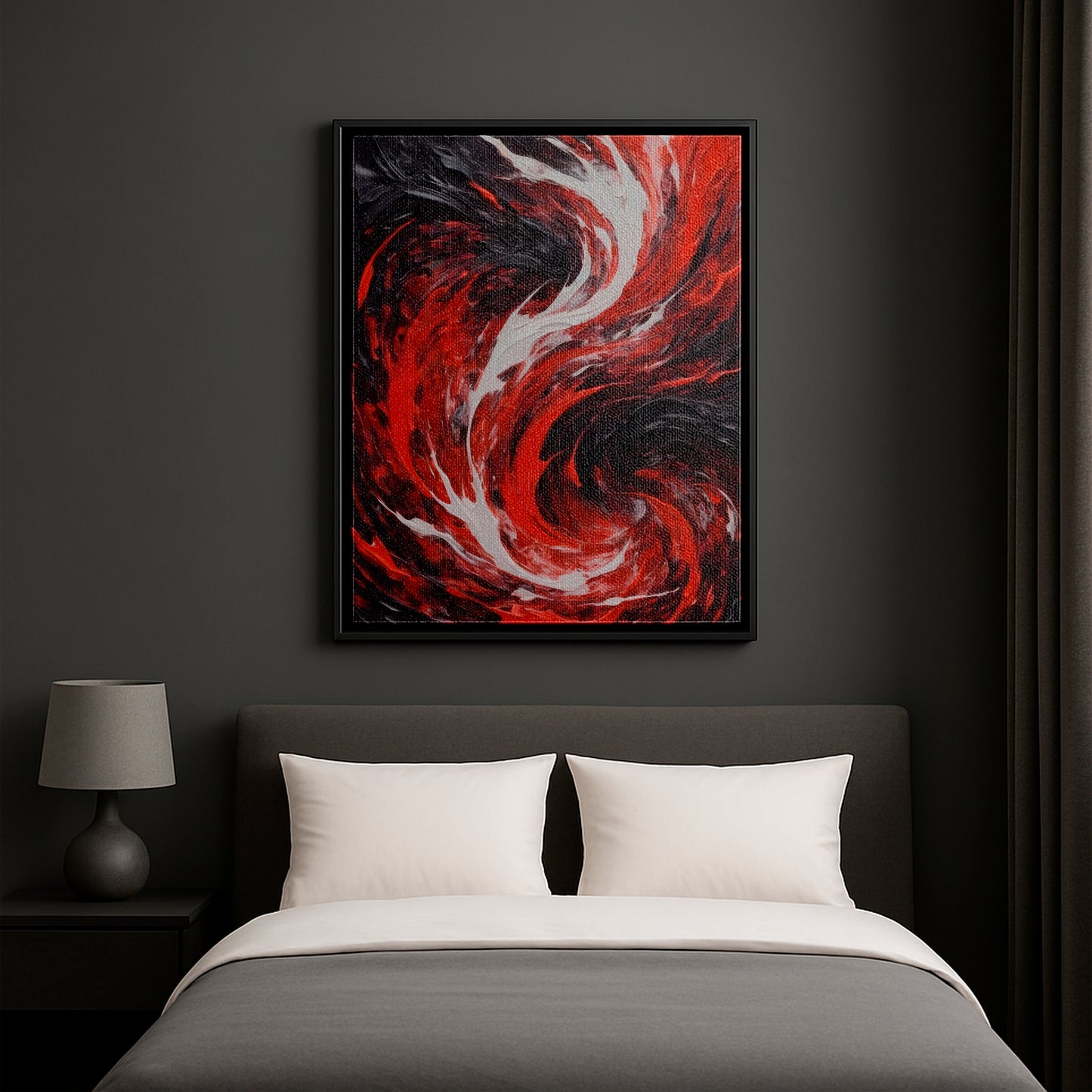 Inferno Unleashed I - Framed Canvas