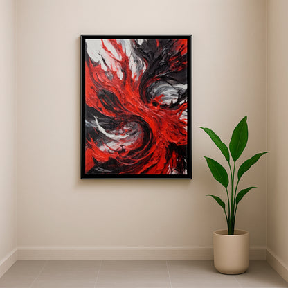 Inferno Unleashed II - Framed Canvas