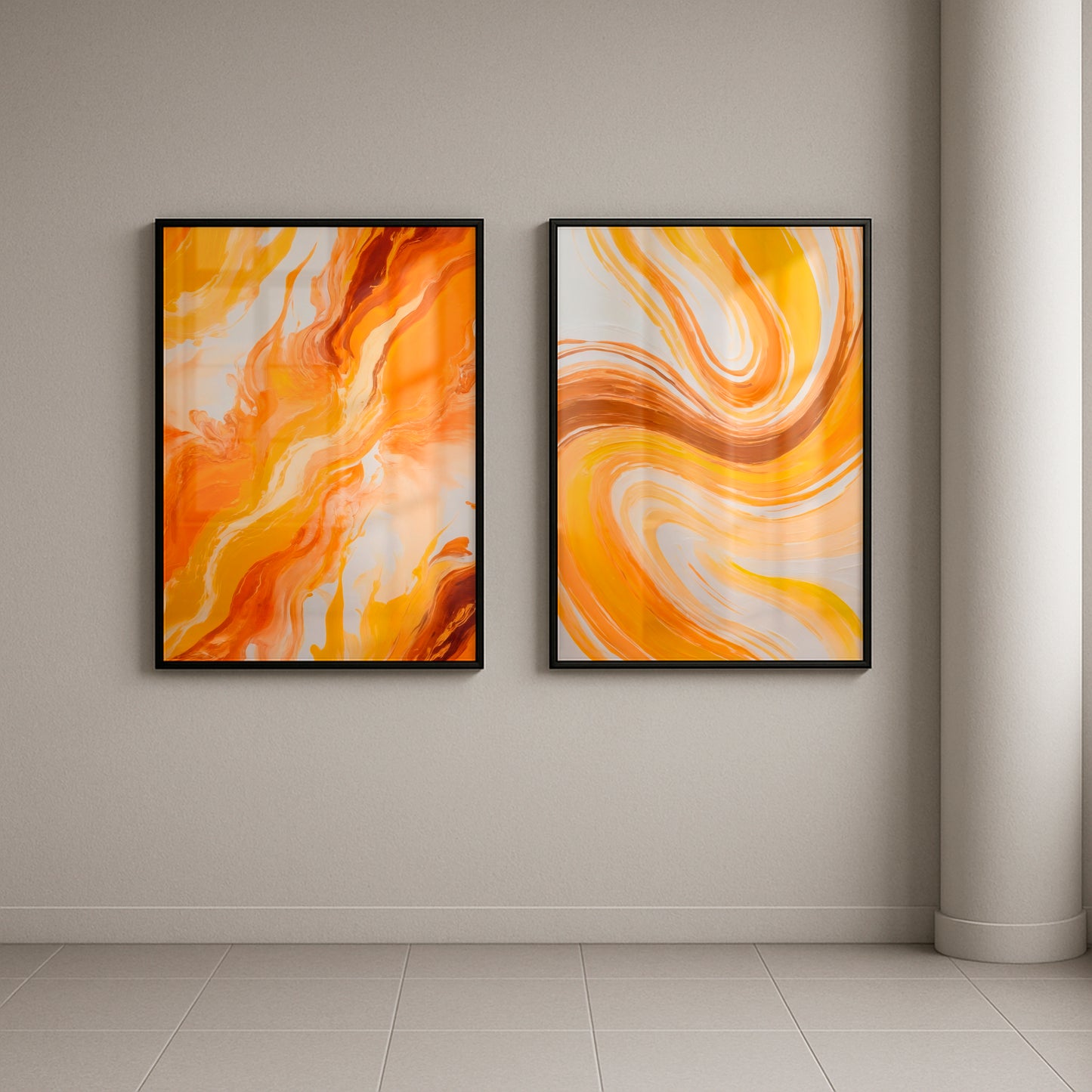 Whispers in Gold I - Framed Matte