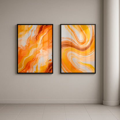 Whispers in Gold I - Framed Matte