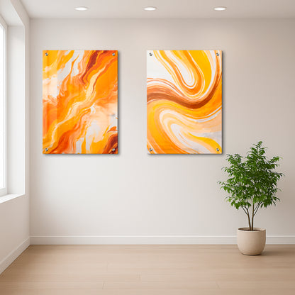 Whispers in Gold I - Acrylic