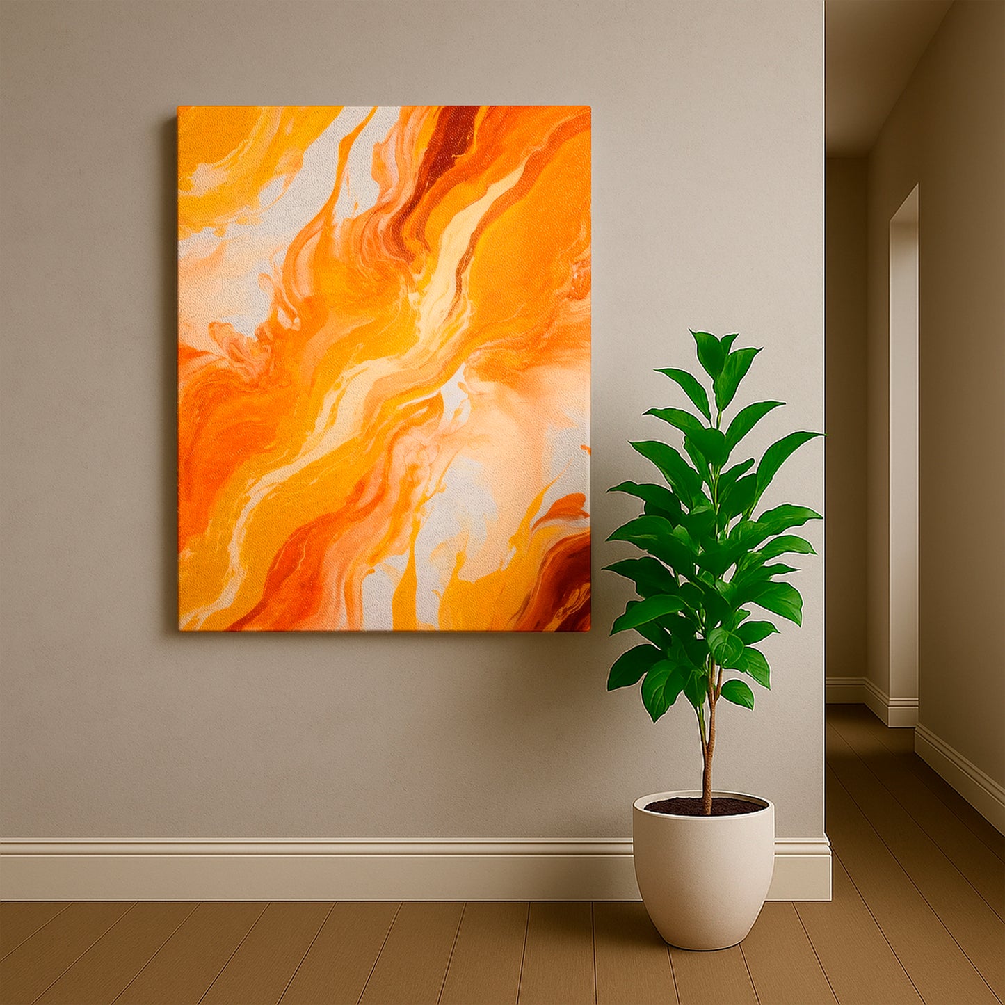 Whispers in Gold I - Canvas
