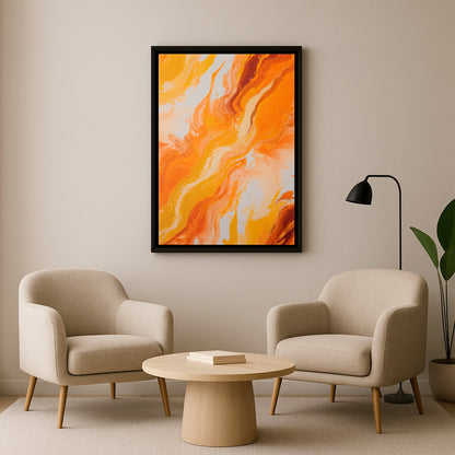 Whispers in Gold I - Framed Canvas