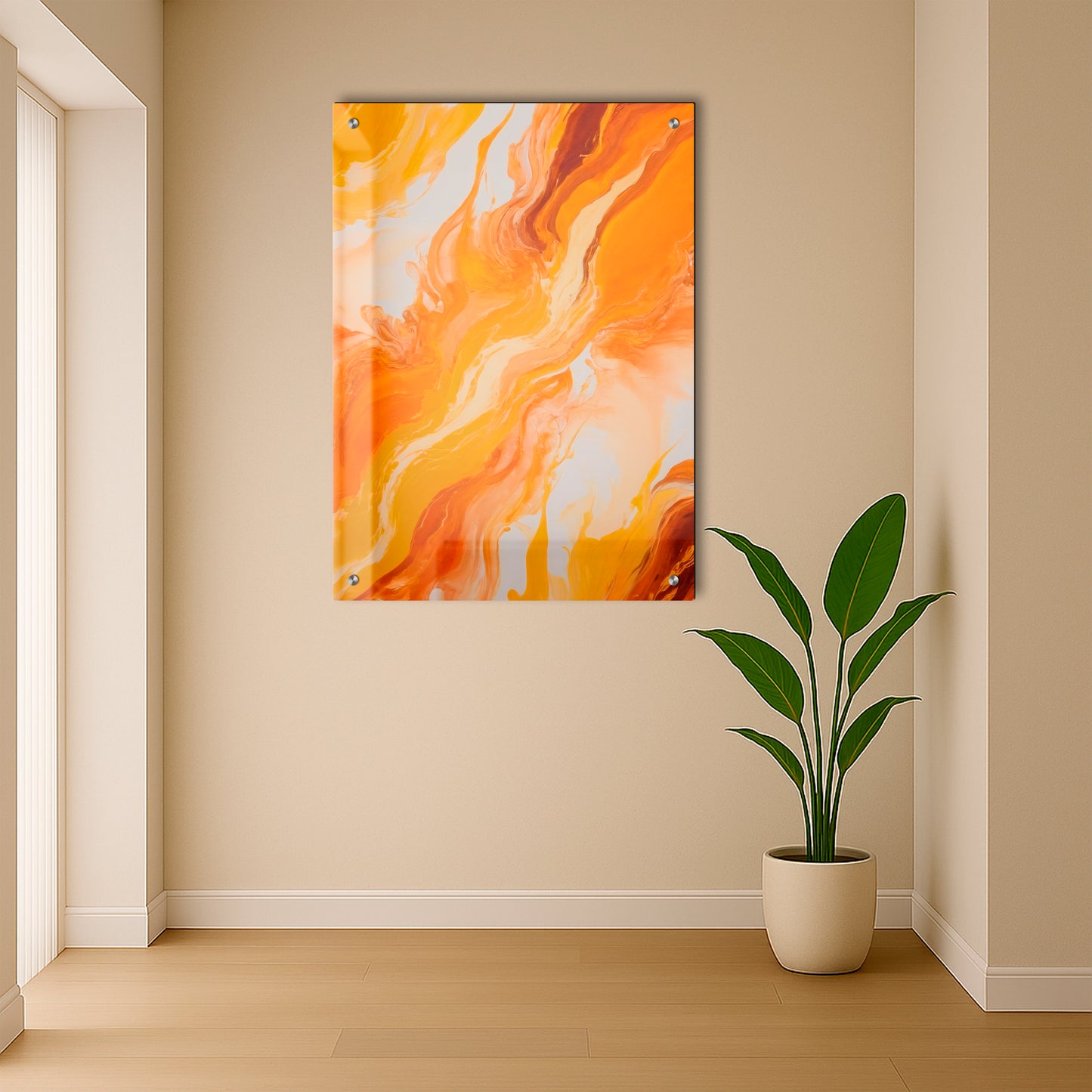 Whispers in Gold I - Acrylic