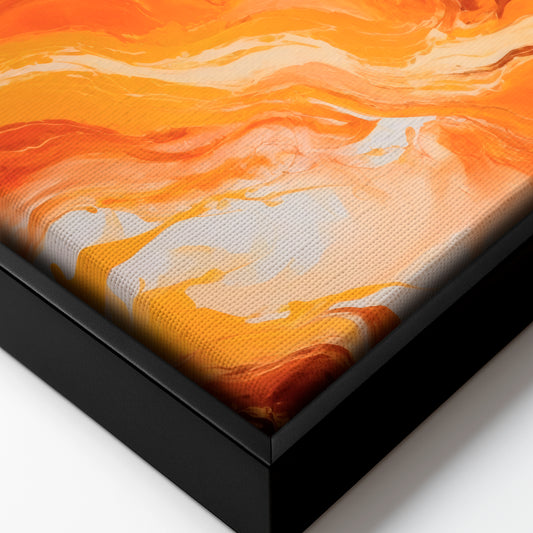 Whispers in Gold I - Framed Canvas