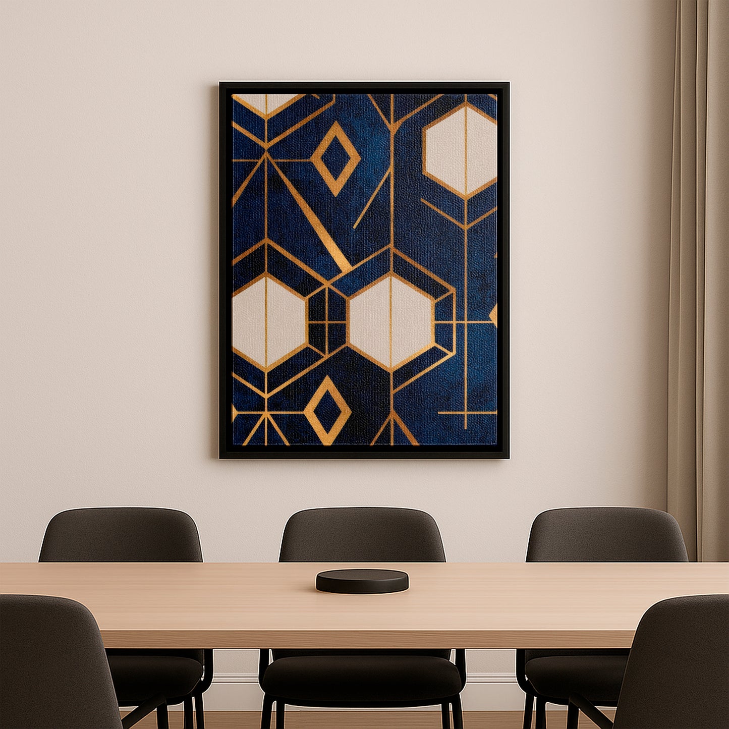 Crystalized Harmony - Framed Canvas