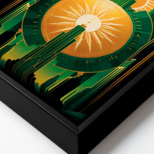 The City of Glory - Framed Canvas