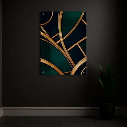 Gilded Flow - Acrylic