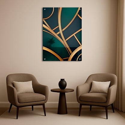 Gilded Flow - Acrylic