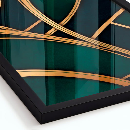 Gilded Flow - Framed Matte