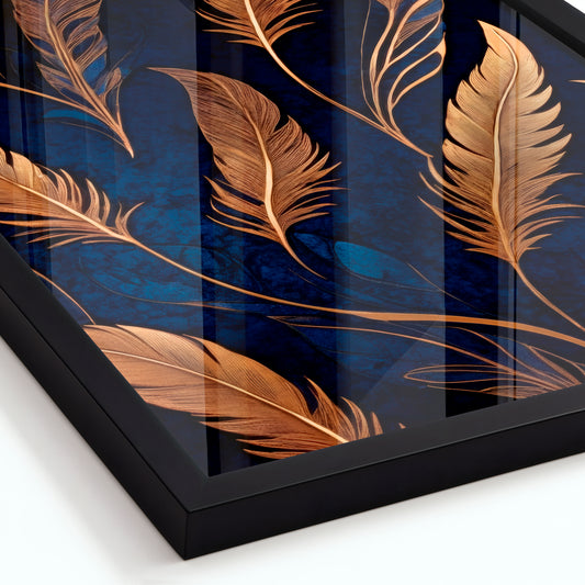 Feathers of Opulence - Framed Matte