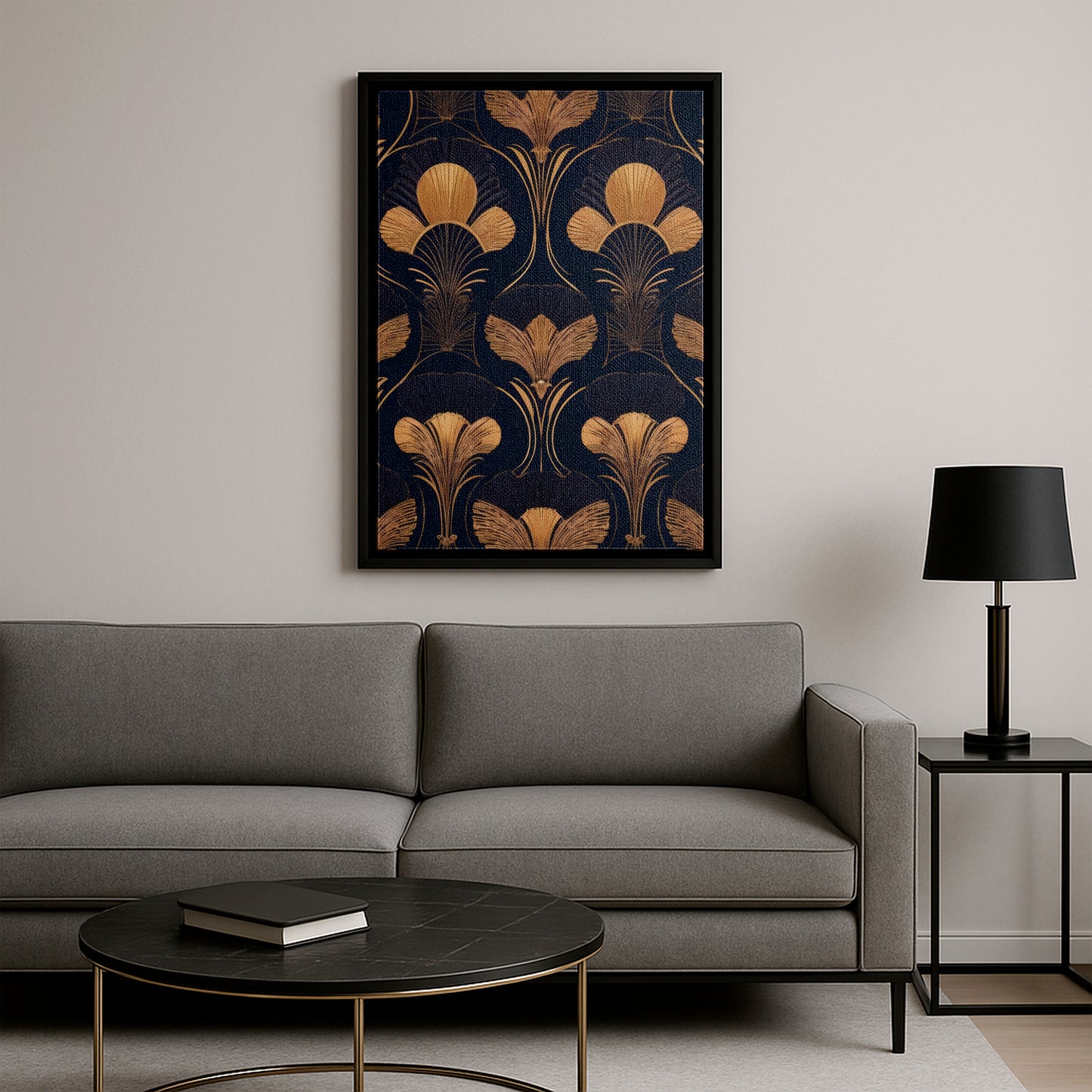 Echoes of Elegance - Framed Canvas