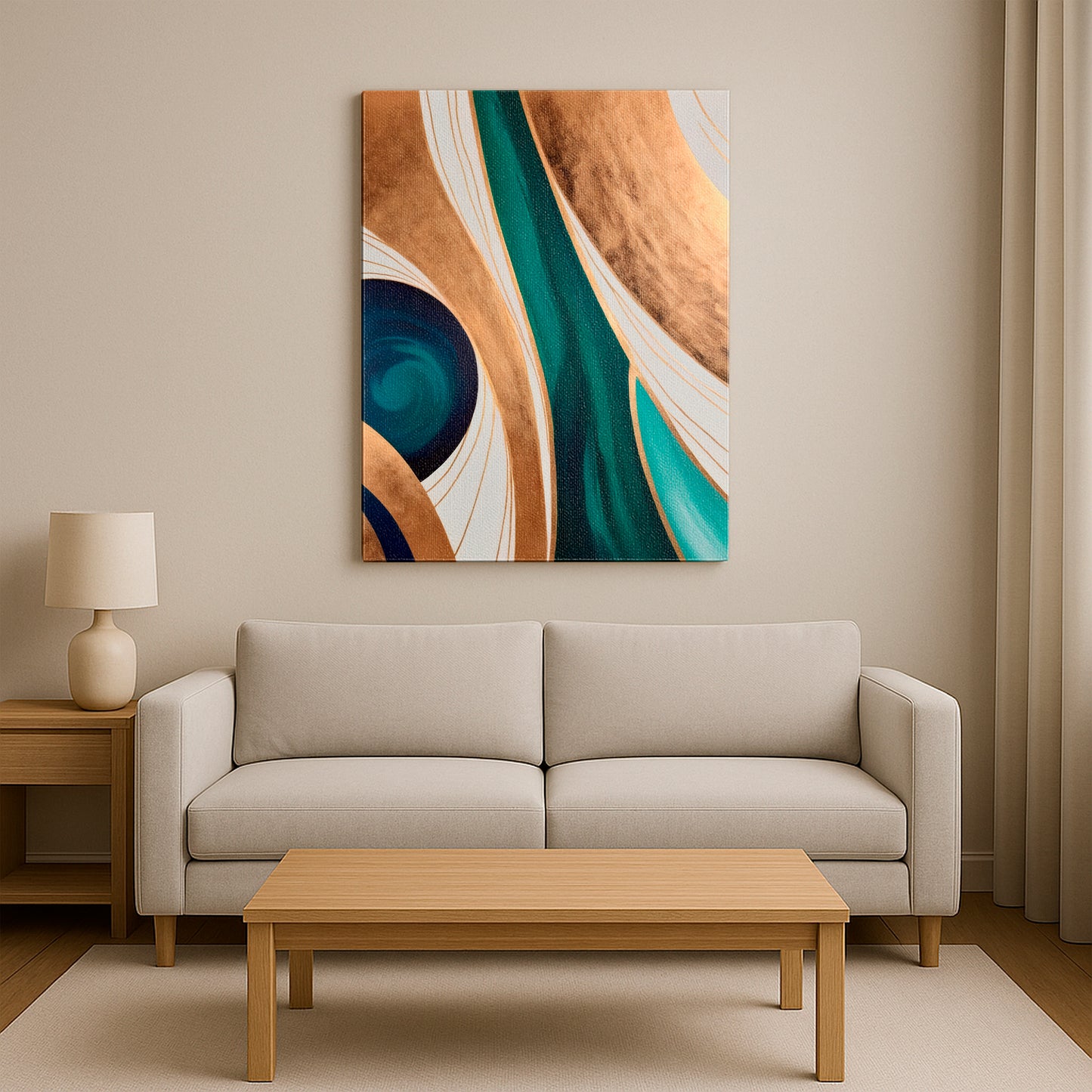 Emerald Reverie - Canvas