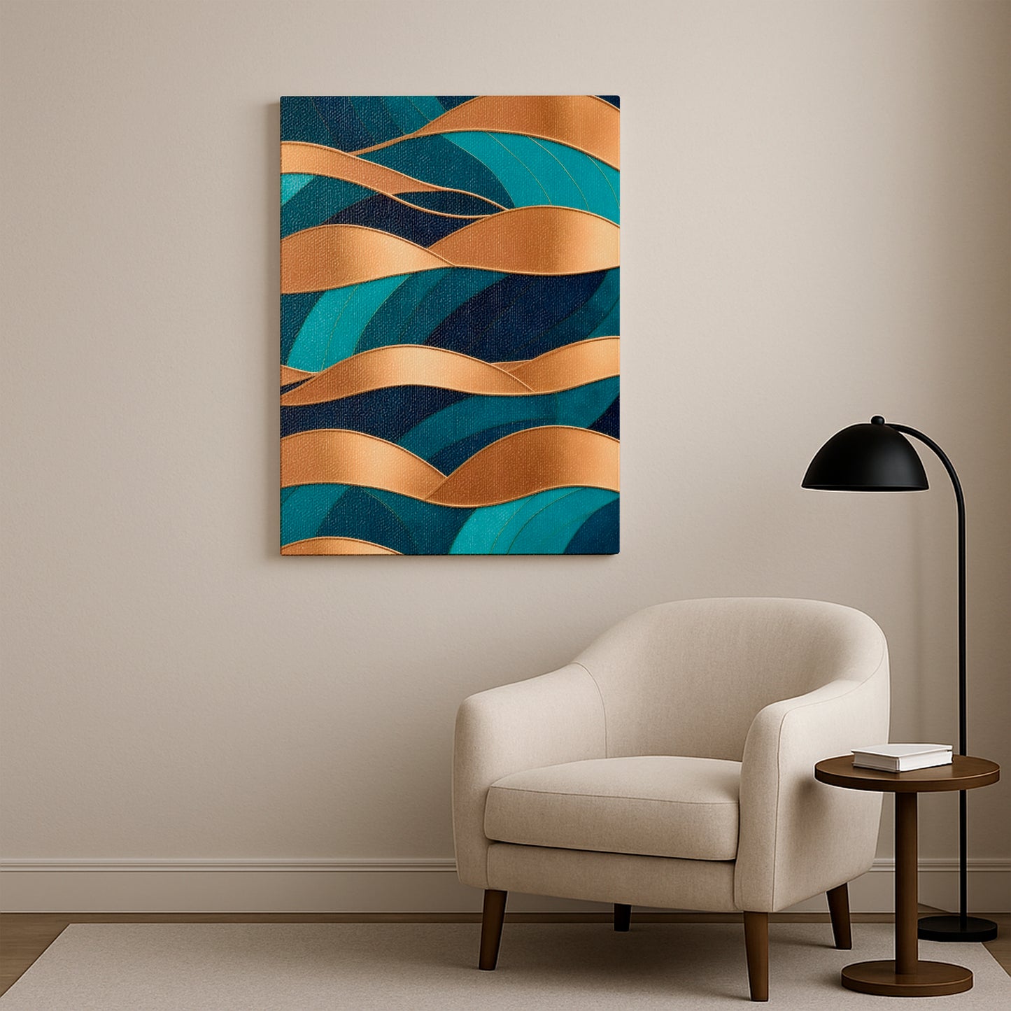 The Gilded Sea - Canvas