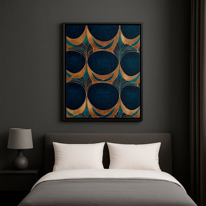 A Gleam in the Night - Framed Canvas