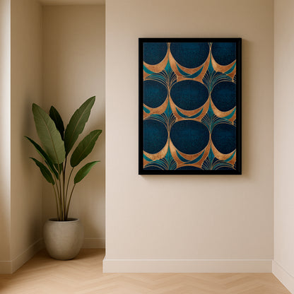 A Gleam in the Night - Framed Canvas