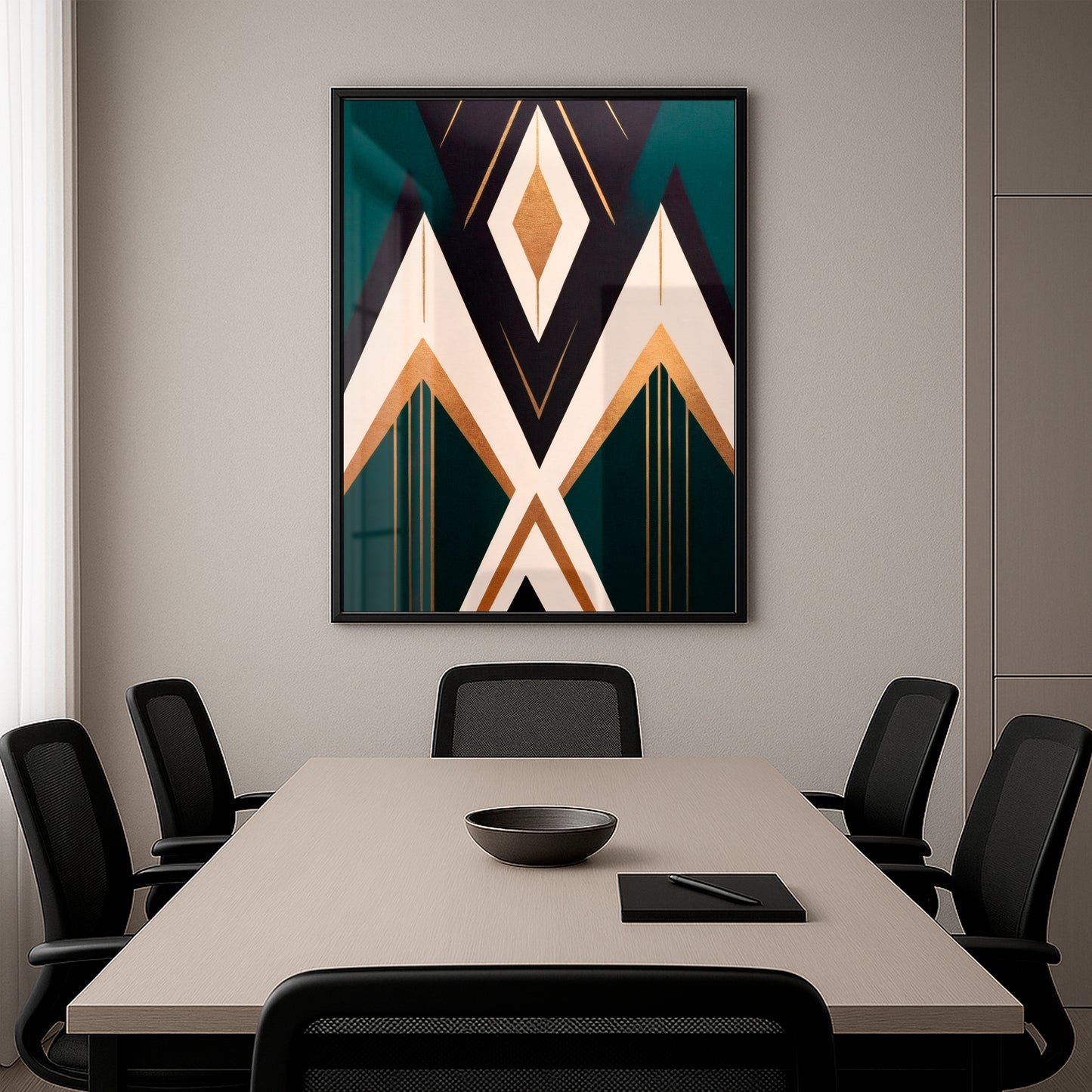 Dual Peaks - Framed Matte