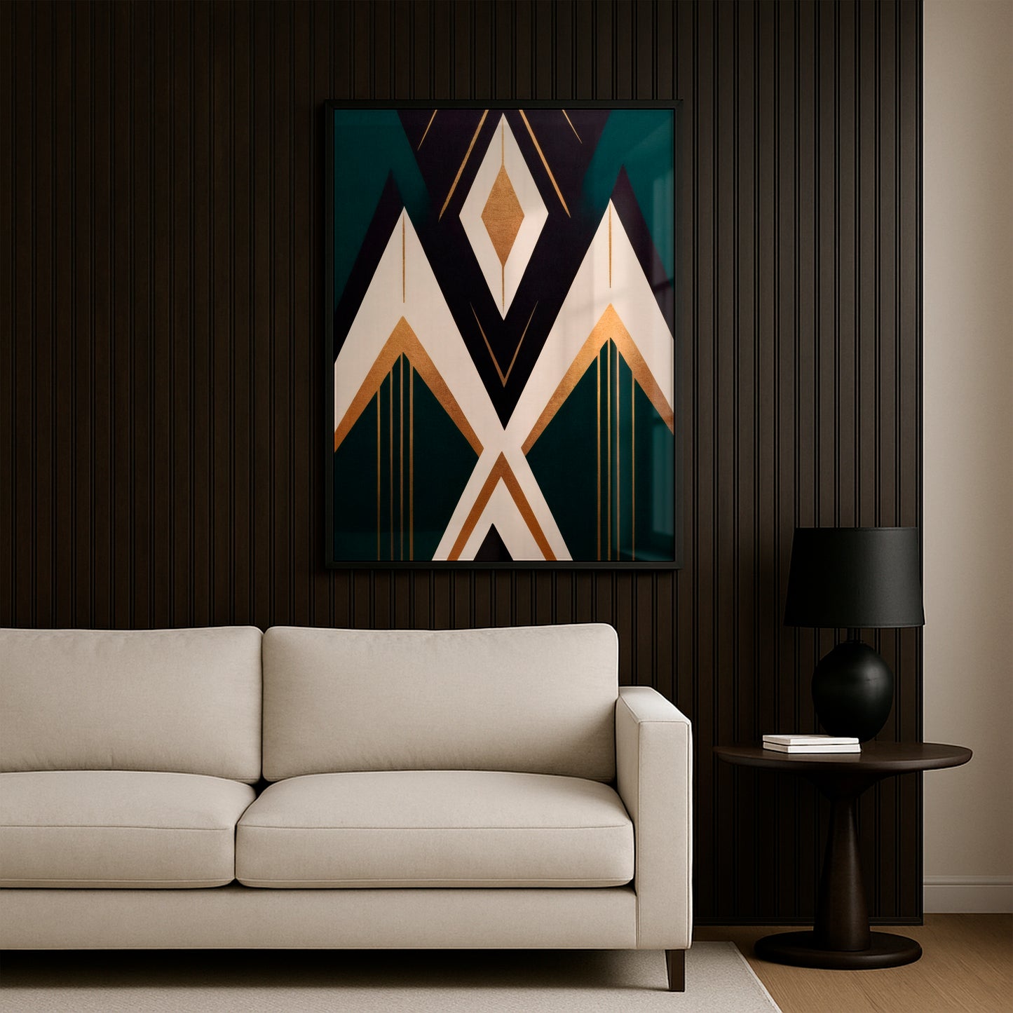 Dual Peaks - Framed Matte