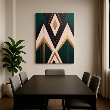 Dual Peaks - Canvas