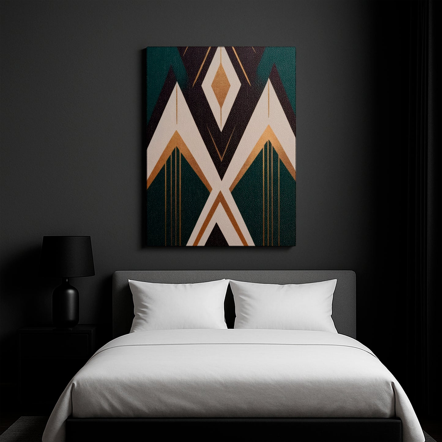 Dual Peaks - Canvas