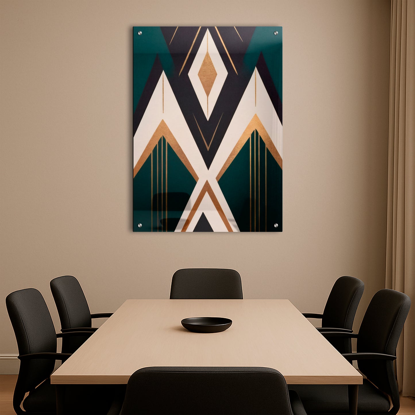 Dual Peaks - Acrylic