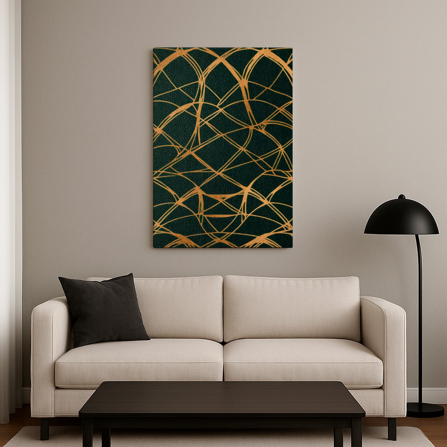 Golden Veins - Canvas