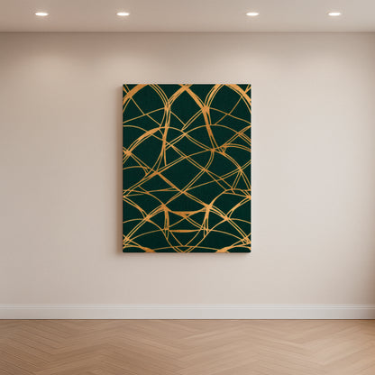 Golden Veins - Canvas