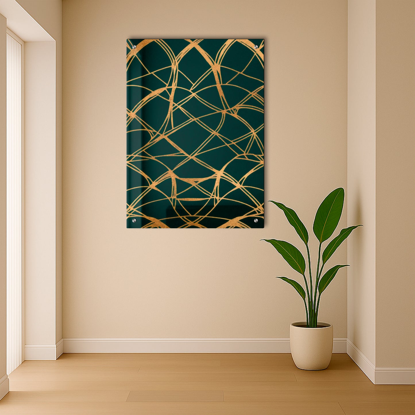 Golden Veins - Acrylic