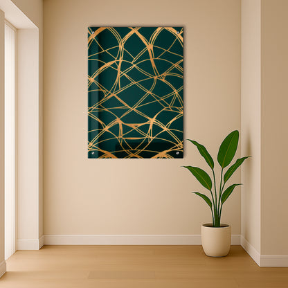 Golden Veins - Acrylic