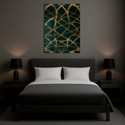 Golden Veins - Acrylic