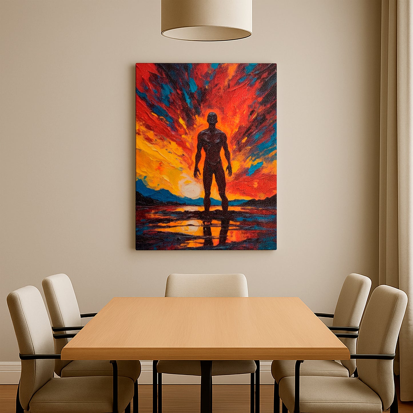 Beneath the Flames - Canvas