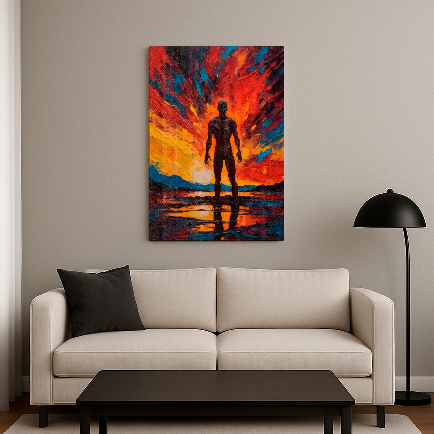 Beneath the Flames - Canvas