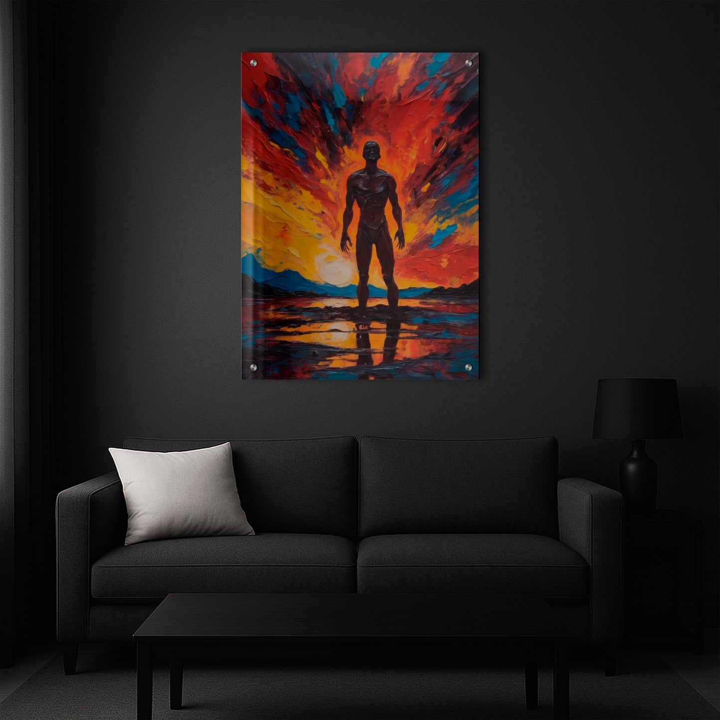 Beneath the Flames - Acrylic