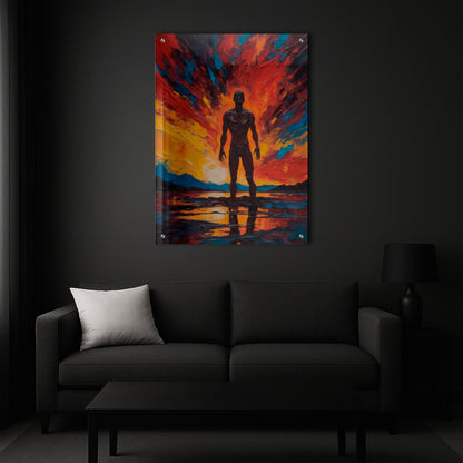 Beneath the Flames - Acrylic