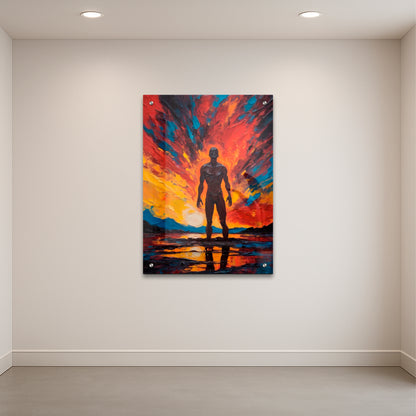 Beneath the Flames - Acrylic