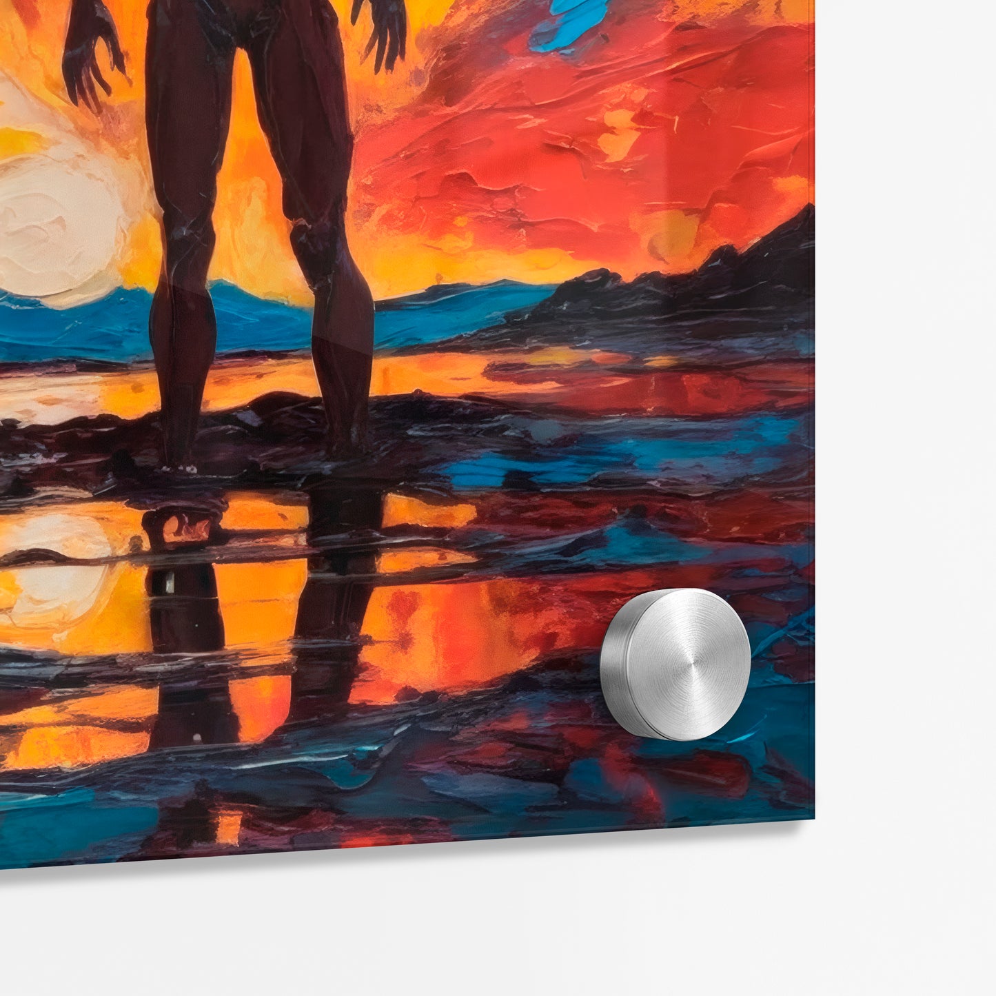 Beneath the Flames - Acrylic