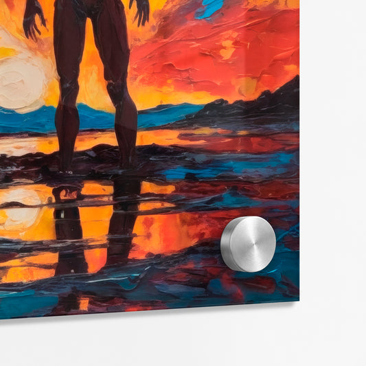 Beneath the Flames - Acrylic