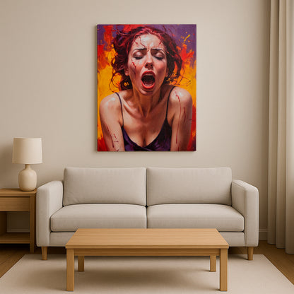 Emberborn Scream - Canvas
